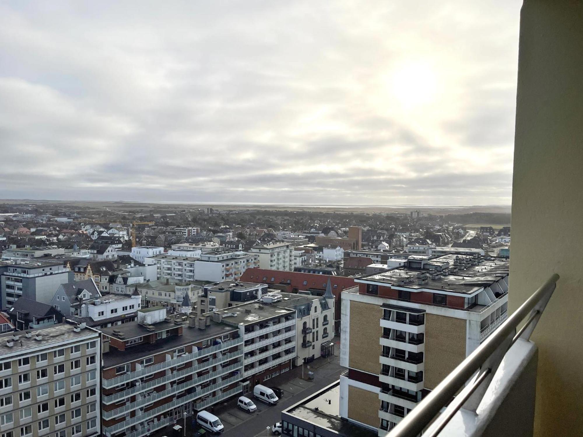 Haus Metropol App 327 Mit Meerblick Und Cityblick 3 Balkone Westerland Zewnętrze zdjęcie